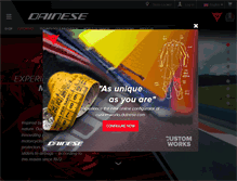 Tablet Screenshot of dainese.com