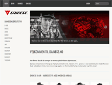 Tablet Screenshot of dainese.no